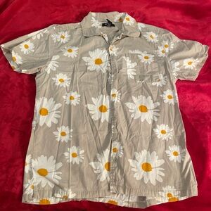 Floral Beige Shirt